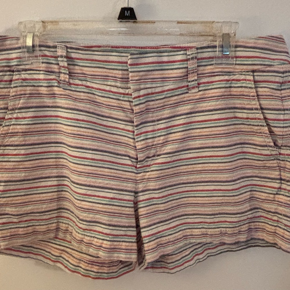 GAP Striped Girlfriend Shorts 3.5” inseam Relaxed Fit Size 10
